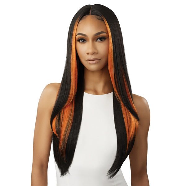 Outre Color Bomb Lace Front Wig - CHANDICE - EgoWigs.com-1 - BLACK