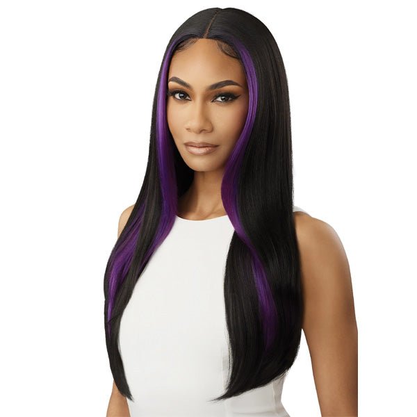 Outre Color Bomb Lace Front Wig - CHANDICE - EgoWigs.com-1 - BLACK