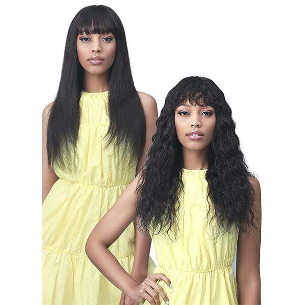 Bobbi Boss 100% Human Hair Wet & Wavy Wig - MH1296 ACATIA - EgoWigs.com-Natural