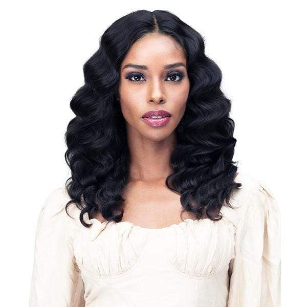 Bobbi Boss 100% Human Hair Lace Front Wig - MHLF482 BRONIA - EgoWigs.com-NATURAL