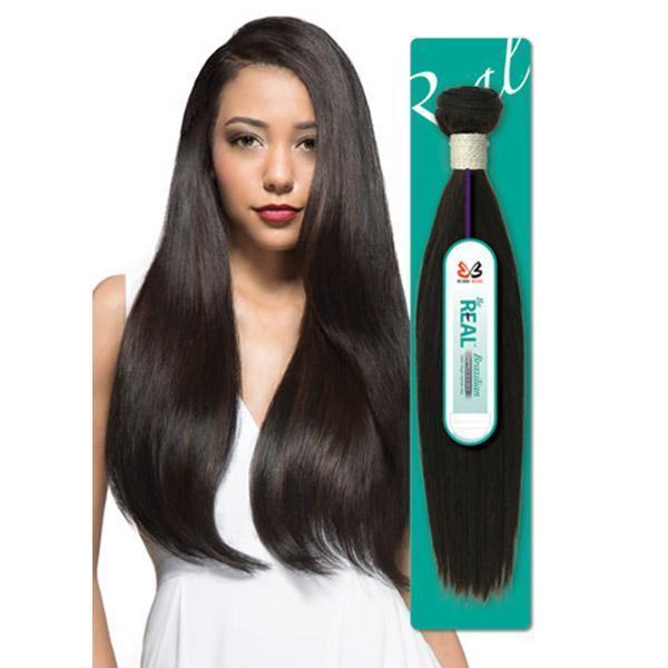 Bobbi Boss 100% Human Hair (Single Pack) Bobbi Boss BeReal 100% BRAZILIAN UNPROCESSED VIRGIN HUMAN HAIR - Natural Straight 10" - 22"