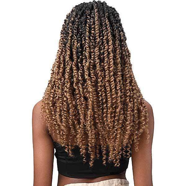 Bobbi Boss Deep Part Lace Wigs Bobbi Boss Premium Synthetic Hand Braided 4x4 Lace Front Wig - MLF518 SPRING TWIST 20"