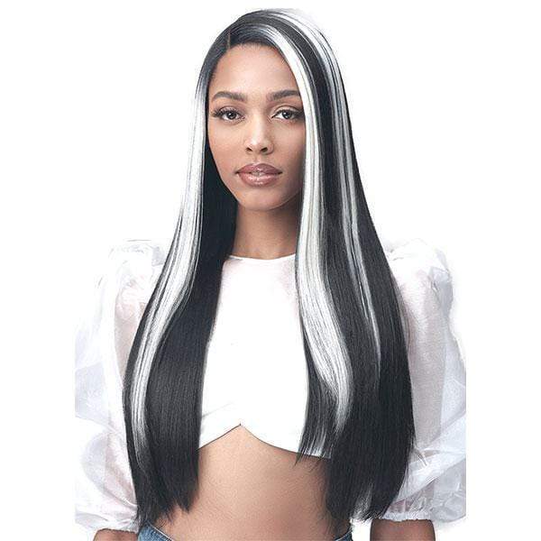 Bobbi Boss Deep Part Lace Wigs Bobbi Boss Synthetic Chunky Highlights Lace Front Wig - MLF553 SAFFRON