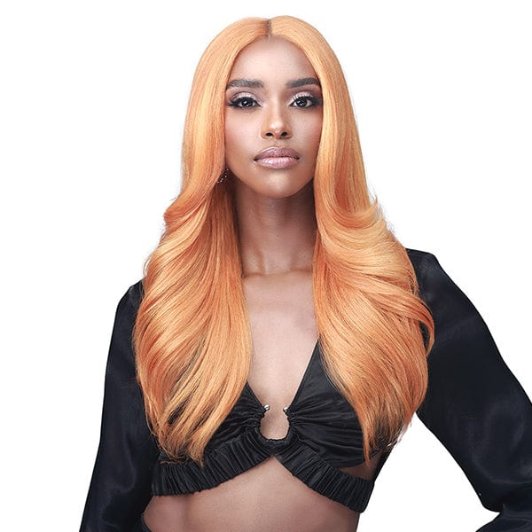 Bobbi Boss Frontal Lace Wigs 2T/613/ORG Bobbi Boss Synthetic 3.5" Deep Part Lace Front Wig - MLF725 DENISHA