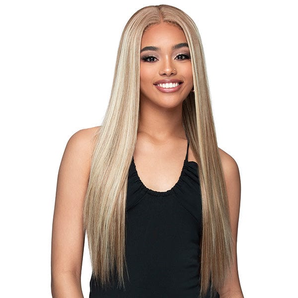 Bobbi Boss Frontal Lace Wigs Bobbi Boss Curly Edges Synthetic Deep Part Lace Wig - MLF711 GEORGINA