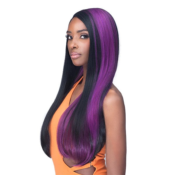 Bobbi Boss Frontal Lace Wigs Bobbi Boss Swoop Part Series Synthetic Hair HD Lace Front Wig - MLF648 EMERSON