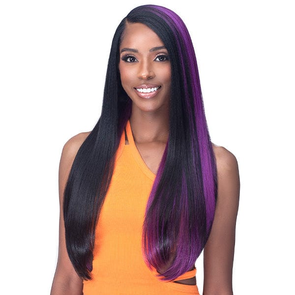 Bobbi Boss Frontal Lace Wigs Bobbi Boss Swoop Part Series Synthetic Hair HD Lace Front Wig - MLF648 EMERSON