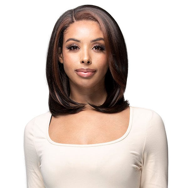 Bobbi Boss Frontal Lace Wigs Bobbi Boss Synthetic 13X4 Glueless Frontal Lace Wig - MLF265 KATIE