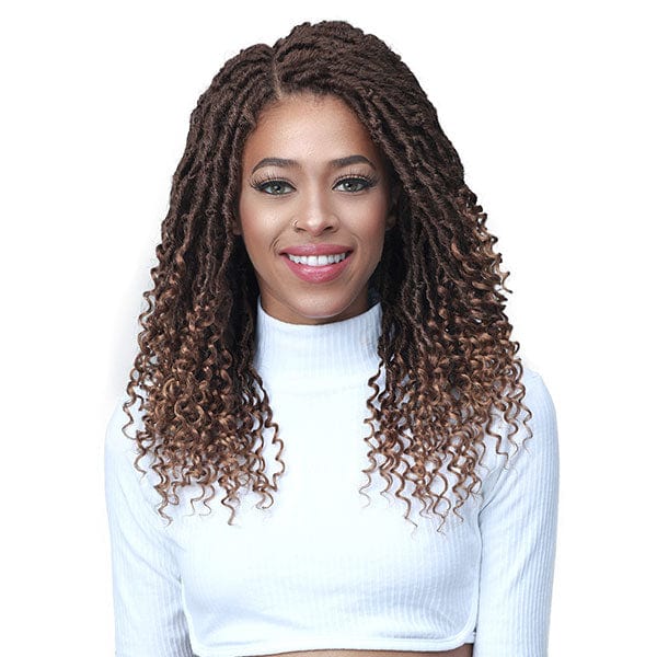 Bobbi Boss Synthetic Hair Lace Front Wig - MLF617 MICRO LOCS CURLY TIPS 22 - EgoWigs.com-1 - BLACK