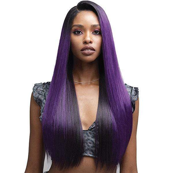 Bobbi Boss Human Hair Blend Lace Wigs Bobbi Boss Human Hair Blend 13X4 Swiss Lace Front Wig - MBLF180 DAYANA