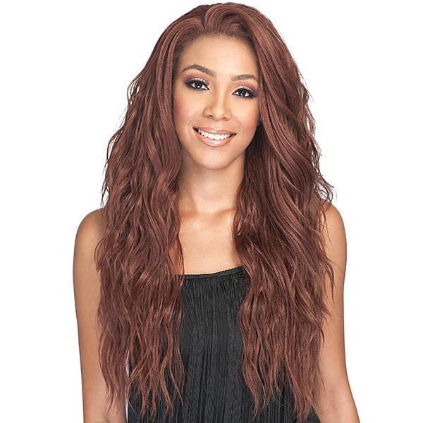 Bobbi Boss Human Hair Blend Lace Wigs Bobbi Boss Human Hair Blend 360 Swiss Lace Wig - MBLF270 AMBRA