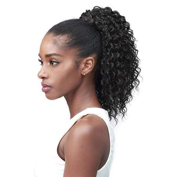 Bobbi Boss Ponytail Bobbi Boss Miss Origin Tress Up Human Hair Blend Ponytail - MOD003 WATER WAVE 14"