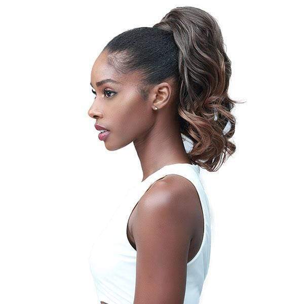 Bobbi Boss Ponytail Bobbi Boss Miss Origin Tress Up Human Hair Blend Ponytail - MOD005 LOOSE CURL 14"