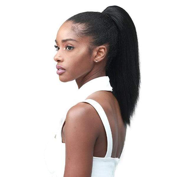 Bobbi Boss Ponytail Bobbi Boss Miss Origin Tress Up Human Hair Blend Ponytail - MOD007 YAKY STRAIGHT 14"