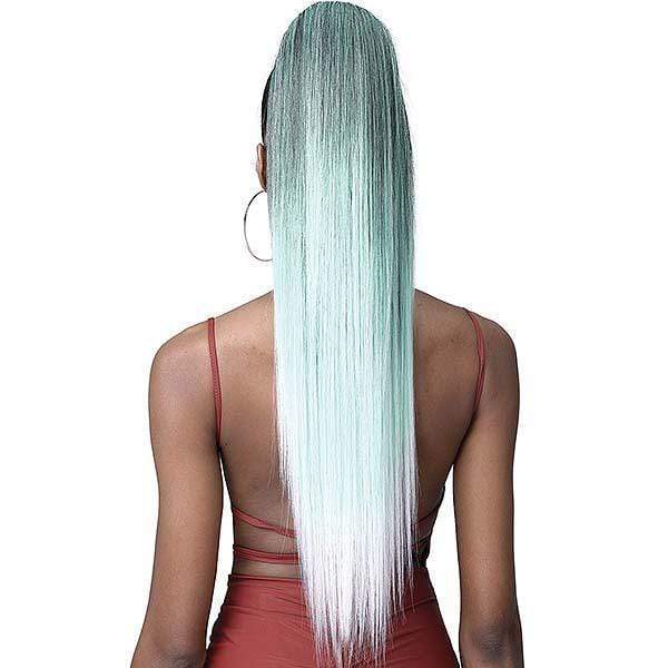 Bobbi Boss Ponytail Bobbi Boss Miss Origin Tress Up Human Hair Blend Ponytail - MOD011 YAKI STRAIGHT 32"