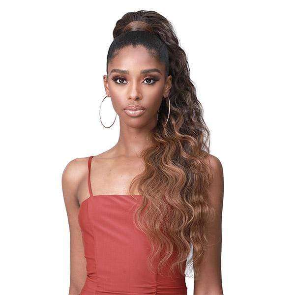 Bobbi Boss Ponytail Bobbi Boss Miss Origin Tress Up Human Hair Blend Ponytail -MOD022 BODY WAVE 28"