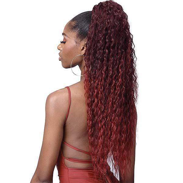 Bobbi Boss Ponytail Bobbi Boss Miss Origin Tress Up Human Hair Blend Ponytail - MOD026 BRAZILIAN WAVE 28"