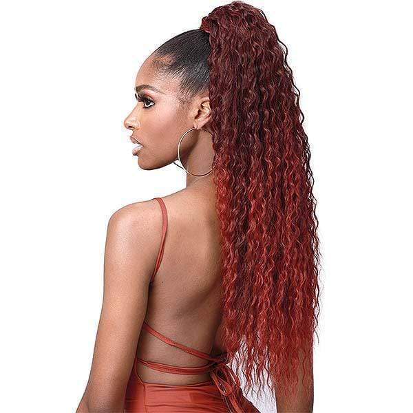 Bobbi Boss Ponytail Bobbi Boss Miss Origin Tress Up Human Hair Blend Ponytail - MOD026 BRAZILIAN WAVE 28"