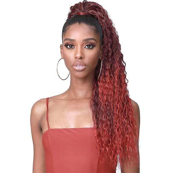 Bobbi Boss Ponytail Bobbi Boss Miss Origin Tress Up Human Hair Blend Ponytail - MOD026 BRAZILIAN WAVE 28"