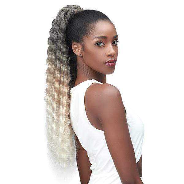 Bobbi Boss Ponytail Bobbi Boss Miss Origin Tress Up Human Hair Blend Ponytail - MOD029 CRIMP CURL 26"