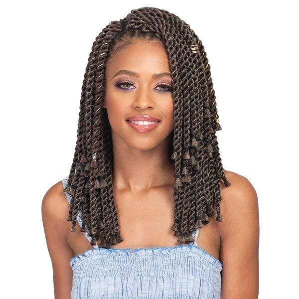 Bobbi Boss African Roots Collection Crochet Braid - BOMBA SENEGAL TWIST BLUNT TIPS 10" - EgoWigs.com-1