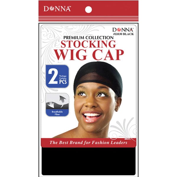 Donna Hair Accessories Donna - Premium Collection Stocking Wig Cap 2PCs - (C)