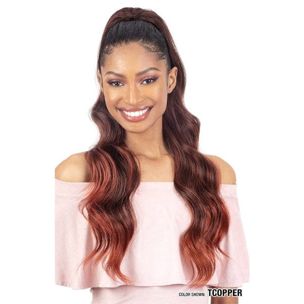 Freetress Ponytail Freetress Equal Synthetic Lite Drawstring Ponytail - LUXY WAVE 28"