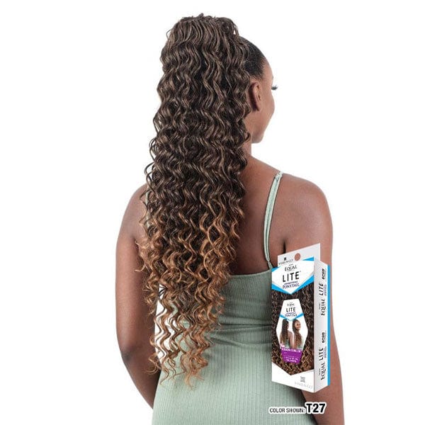 Freetress Ponytail Freetress Equal Synthetic Lite Drawstring Ponytail - RIBBON CURL 28"