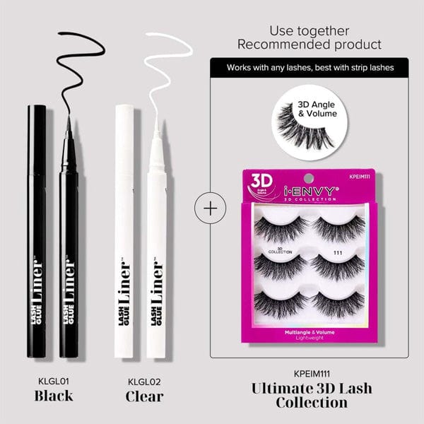 i-Envy Lash Glue Liner 2-in-1 - 0.7mL (0.02 Oz) - (C) - EgoWigs.com-Black