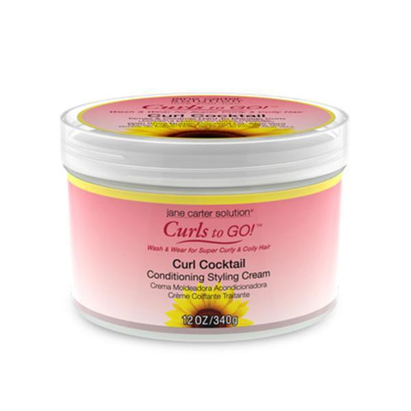 Jane Carter Solution Curls To Go - Curl Cocktail Conditioning Styling Cream 12oz - (C) - EgoWigs.com-12 fl oz