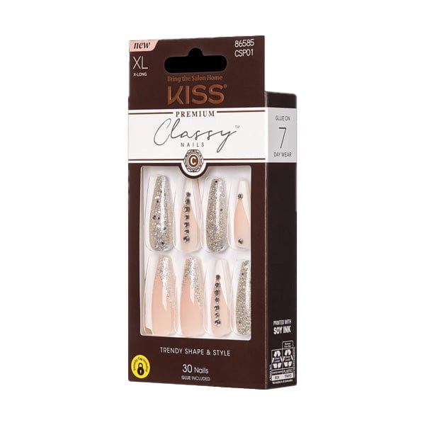 KISS Premium Classy Nails - Sophisticated-CSP01-XL - (C) - EgoWigs.com