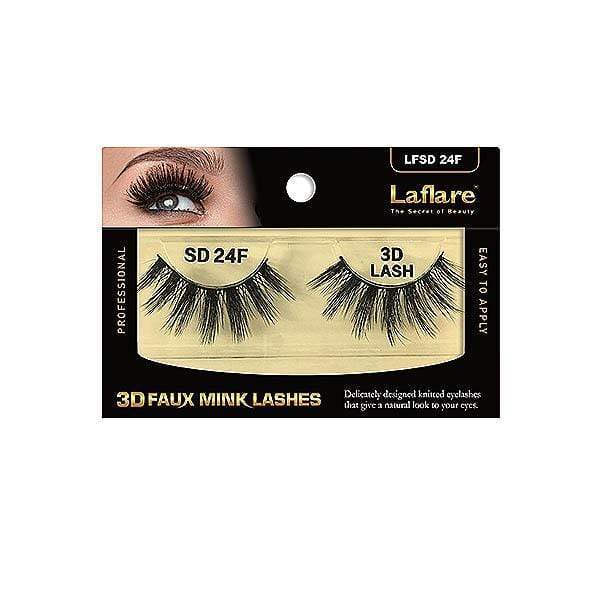 Laflare Eyes Laflare 3D Faux Mink Hair Eyelashes - (C)