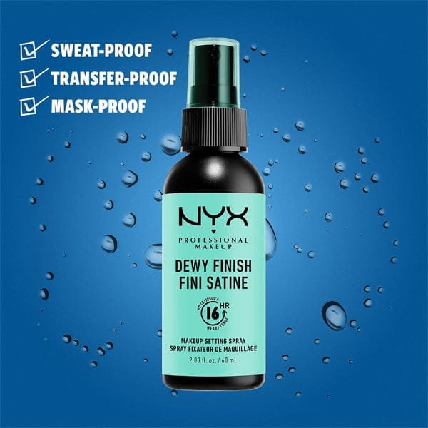 NYX PROFESSIONAL Makeup Setting Spray(2.03oz) - Dewy Finish - (C) - EgoWigs.com