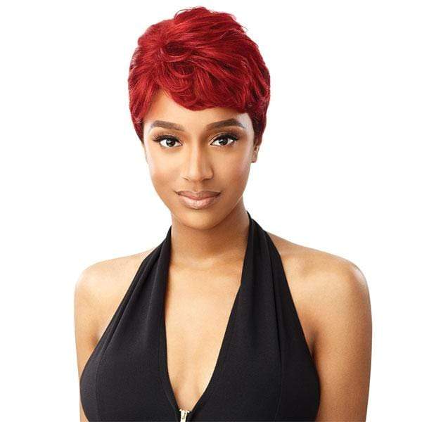 Outre 100% Human Hair Fab & Fly Full Cap Wig Color Queen - BEVERLY - EgoWigs.com-NATURAL BLACK