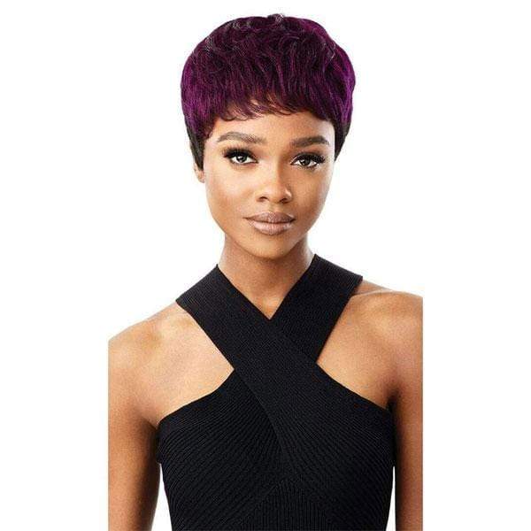 Outre 100% Human Hair Fab & Fly Full Cap Wig Color Queen - ESME - EgoWigs.com-NATURAL BLACK