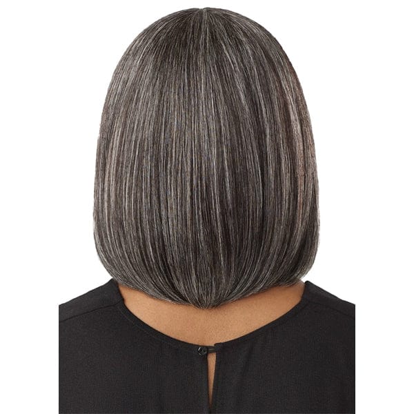 Outre 100% Human Hair Full Wigs Outre 100% Human Hair Fab & Fly Gray Glamour Full Cap Wig - HH DERIA