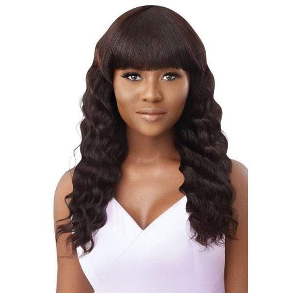 Outre 100% Human Hair MyTresses Purple Label Full Wig - SHAINA - EgoWigs.com-NATURAL BLACK