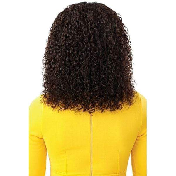 Outre Mytresses Gold Label 100% Human Hair U-Part Cap Wig - MALAYSIAN CURLY 14" - EgoWigs.com-Natural Black