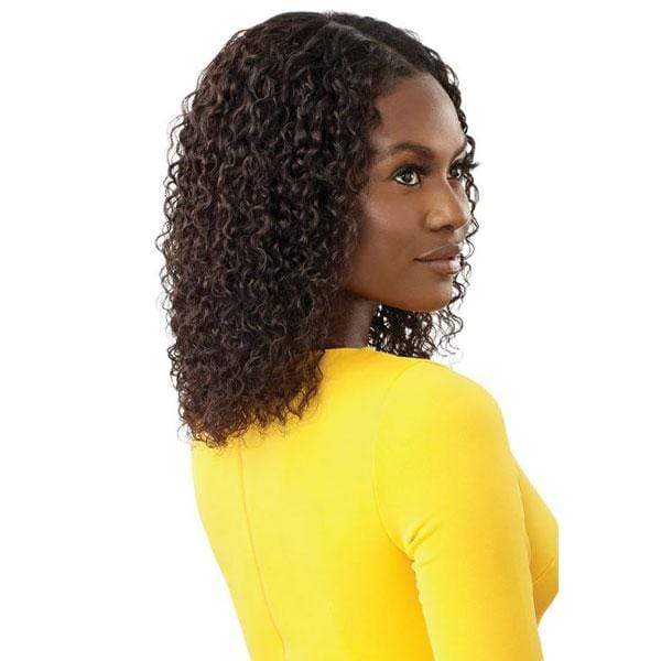 Outre Mytresses Gold Label 100% Human Hair U-Part Cap Wig - MALAYSIAN CURLY 14" - EgoWigs.com-Natural Black