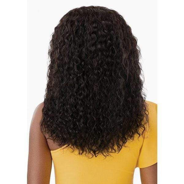 Outre The Daily Wig 100% Human Hair Wey & Wavy Wig - DEEP CURL 20" - EgoWigs.com-NATURAL BLACK