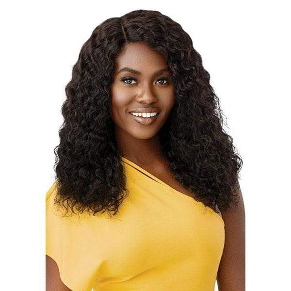 Outre The Daily Wig 100% Human Hair Wey & Wavy Wig - DEEP CURL 20" - EgoWigs.com-NATURAL BLACK