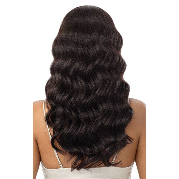 Outre 100% Human Hair Lace Wigs Outre My Tresses Black Label HD 13x4 Lace Front Wig - VRIGIN BODY 22"