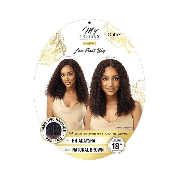 Outre 100% Human Hair Lace Wigs Outre Mytresses Gold Label 100% Unprocessed Human Hair Lace Front Wig - ADAYSHA