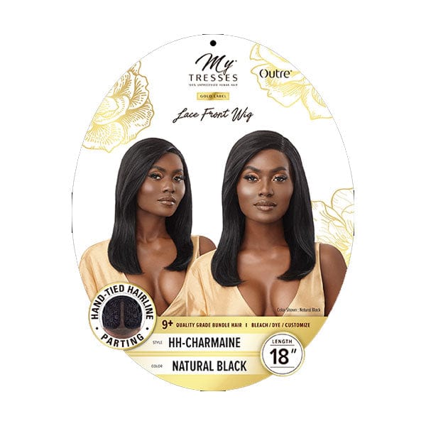 Outre 100% Human Hair Lace Wigs Outre Mytresses Gold Label 100% Unprocessed Human Hair Lace Front Wig - CHARMAINE