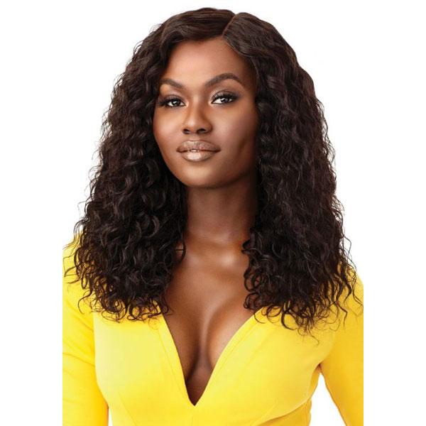 Outre Mytresses Gold Label 100% Human Hair Lace Front Wig - ISADORA - EgoWigs.com-NATURAL BLACK