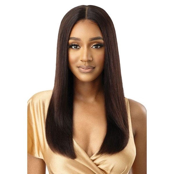 Outre 100% Human Hair Lace Wigs Outre Mytresses Gold Label 100% Unprocessed Human Hair Lace Front Wig - KENNA