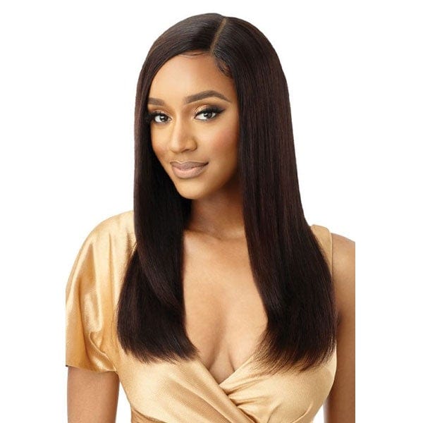 Outre 100% Human Hair Lace Wigs Outre Mytresses Gold Label 100% Unprocessed Human Hair Lace Front Wig - KENNA