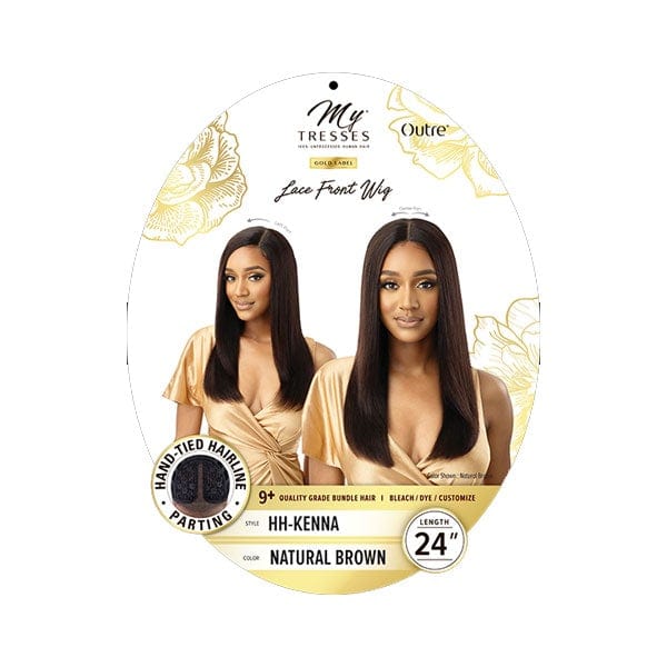 Outre 100% Human Hair Lace Wigs Outre Mytresses Gold Label 100% Unprocessed Human Hair Lace Front Wig - KENNA