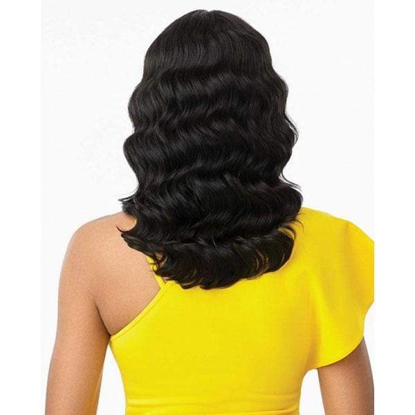 Outre Mytresses Gold Label 100% Human Hair Lace Front Wig - SYMPHONY - EgoWigs.com-NATURAL BLACK