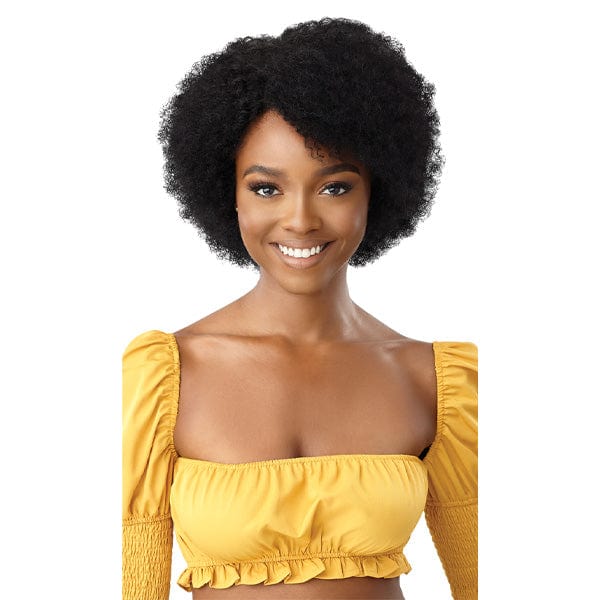 Outre 100% Human Hair Lace Wigs Outre The Daily Wig 100% Human Hair Wig - NATURAL AFRO